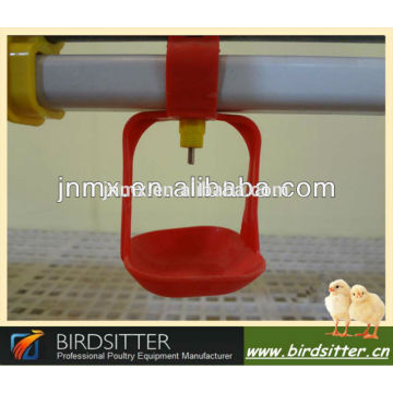 Populated Automatic chicken nipple drinking line